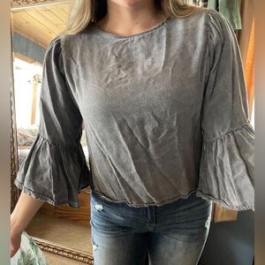Women’s top - grey - Hollister - size medium